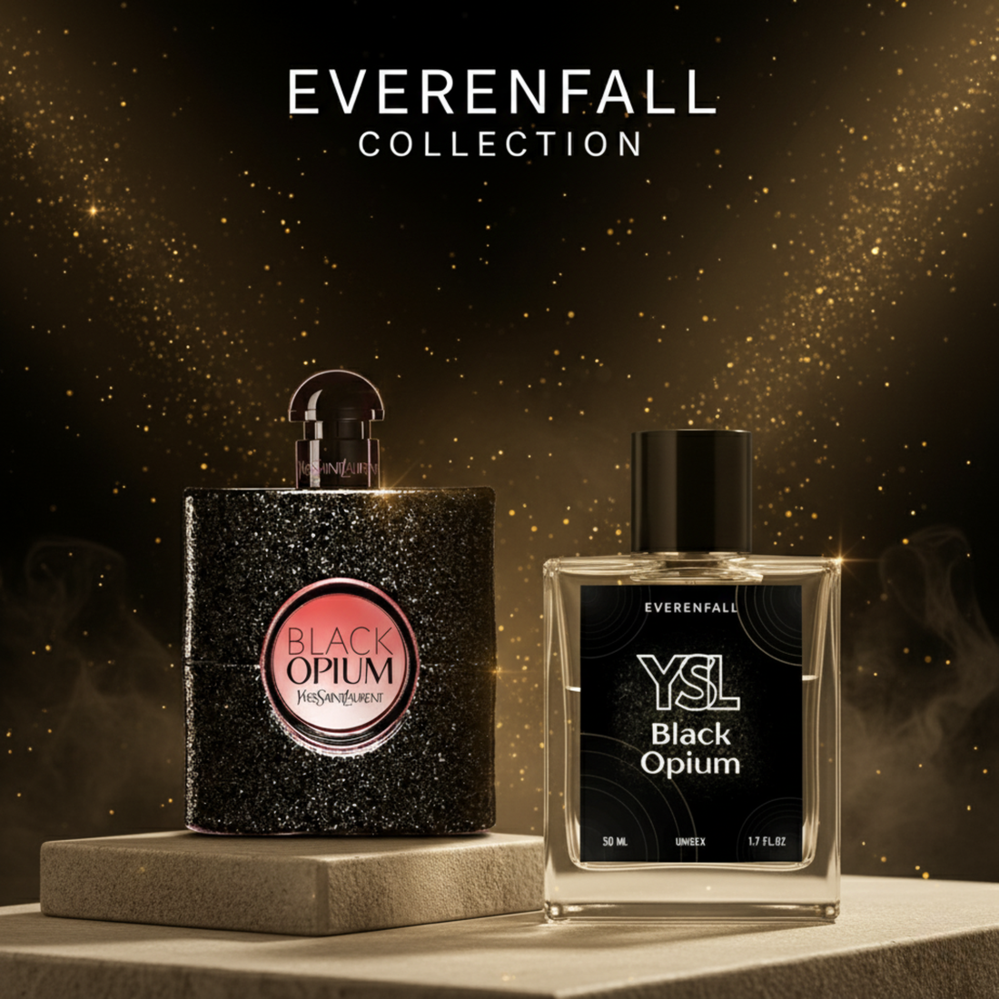 YSL Black Opium Eau de Parfum by Everenfall – 50ml (Unisex)