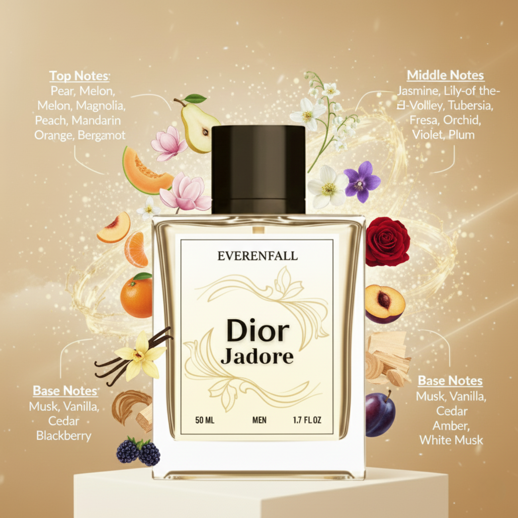 Dior J’adore Eau de Parfum by Everenfall – 50ml (Women)