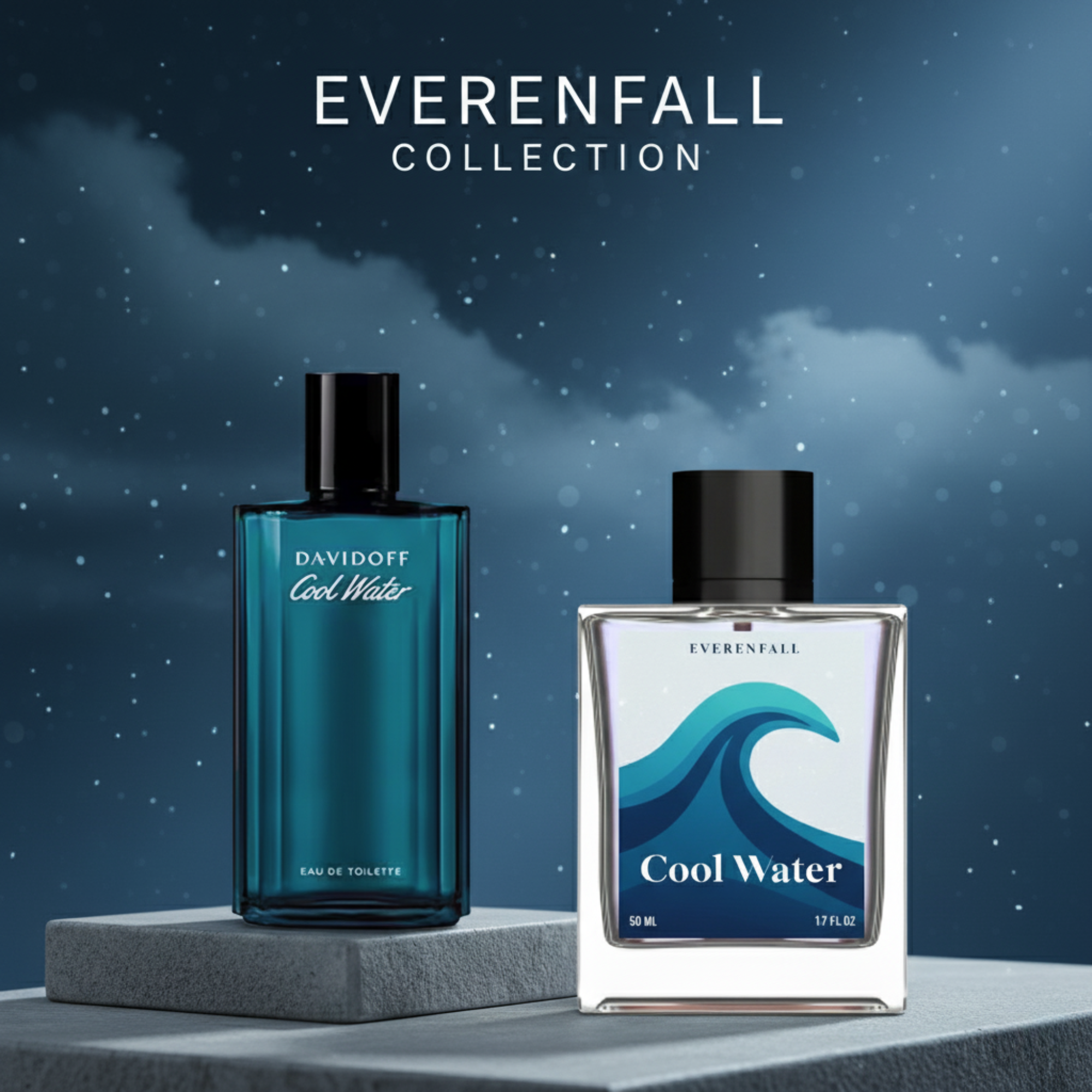 (cool water) Wave by Everenfall – Eau de Toilette for Men (50ml)