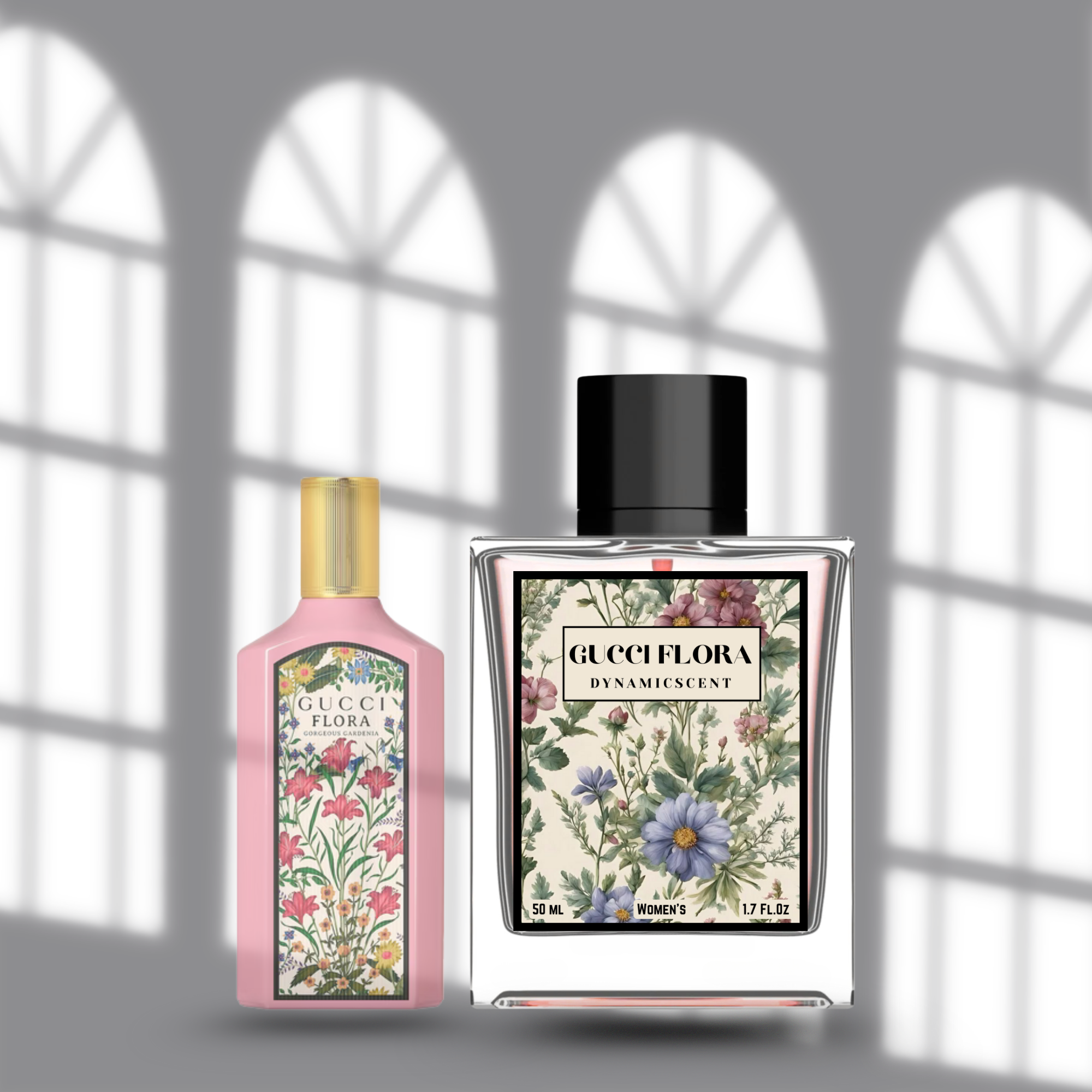 Chanel No.5 + Gucci Flora Perfume Combo for Women – 50ml x 2 (Best Seller)