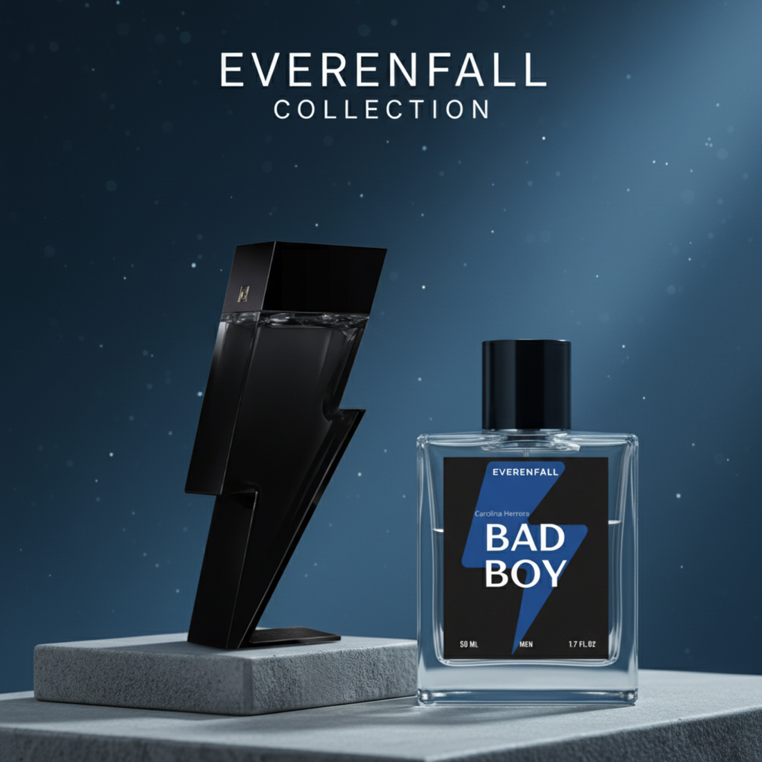 Carolina Herrera Bad Boy Eau de Toilette by Everenfall – 50ml (Men)